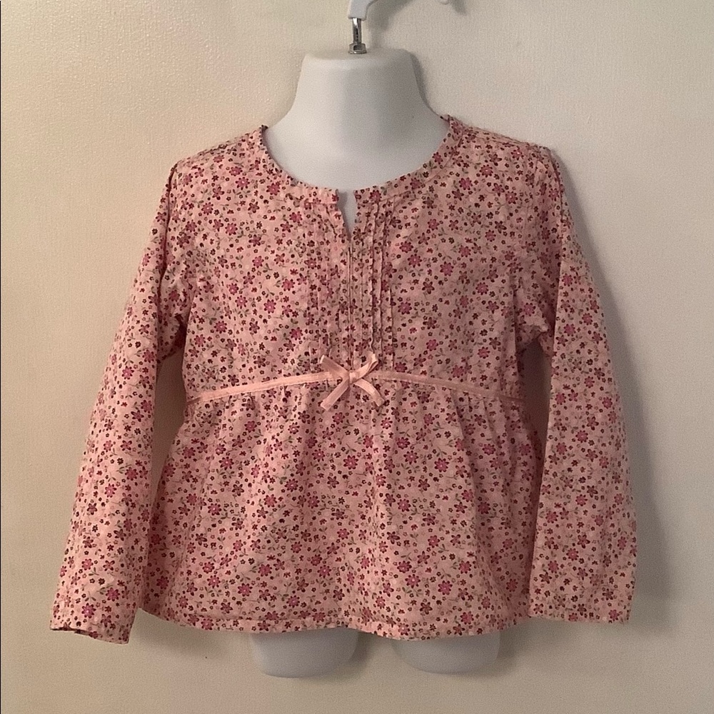 🤑Old Navy calico blouse. Size 4T